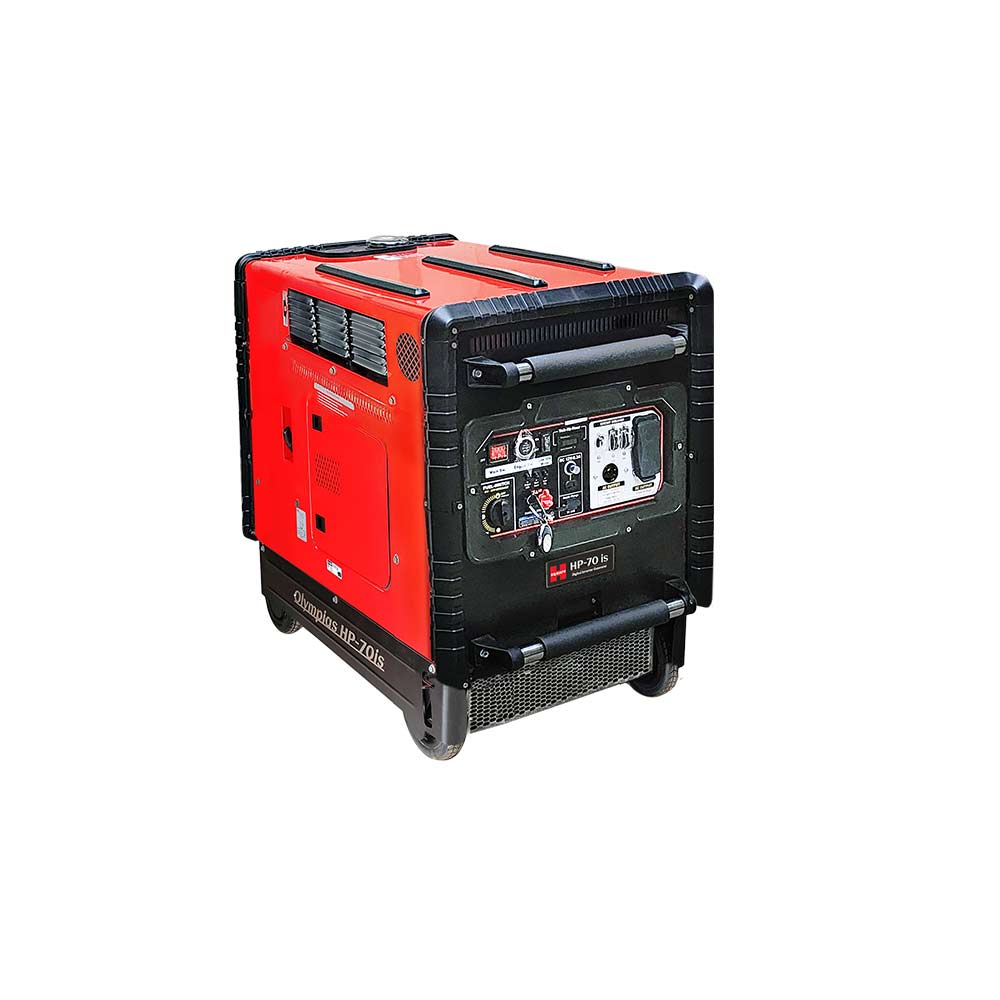 8 KVA Silent Portable Petrol Generator. with  Recoil & Self - Remote Start,  Model Olympias HP-70is